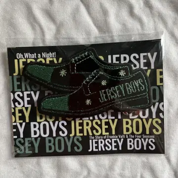 저지 보이즈 JERSEY BOYS 신발 모양 핀 배지 그린 극장 한정판