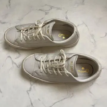 CONVERSE ALL STAR 가죽 스니커즈 26.5