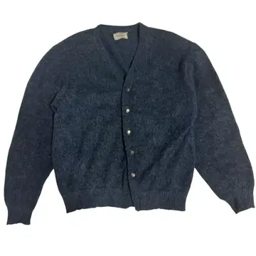 60s BRENT 모헤어 가디건 털 긴 카트 코번 빈티지