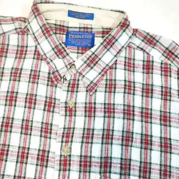 00s PENDLETON 펜들턴 반팔 셔츠 체크 린넨 셔츠