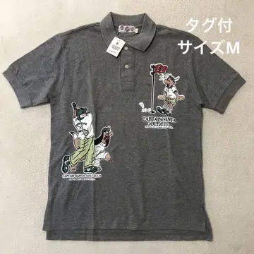 새상품 캡틴 산타 반팔 피케 셔츠 90s 데드스탁 그레이 M