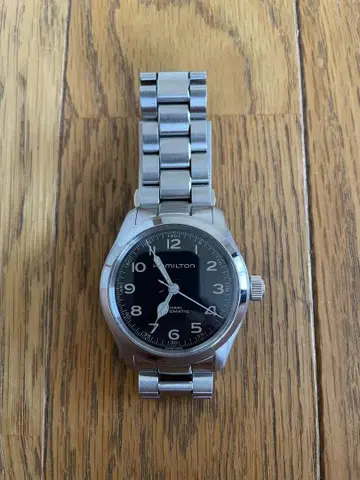 해밀턴 카키 필드 머프 스테인리스 블레스 38mm