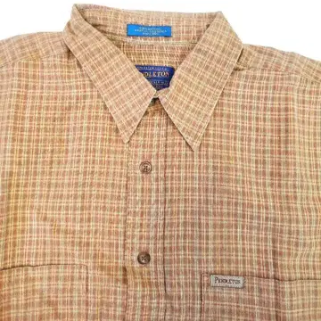 00s Pendleton 펜들턴 반팔 체크 셔츠 빈티지