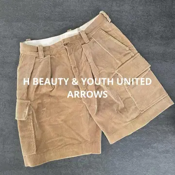 H BEAUTY&YOUTH UNITED ARROWS 베이지 숏팬츠