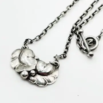 새상품급 리프 목걸이 50A 조지 젠슨/GEORG JENSEN