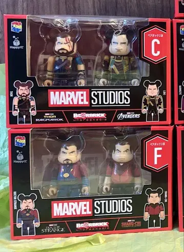 MARVEL 마블 BE@RBRICK 베어브릭 happy 복권 C&F