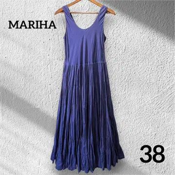 MARIHA 초원의 무지개 드레스 티어드 원피스