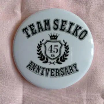 TEAM SEIKO 45th ANNIVERSARY 캔뱃지