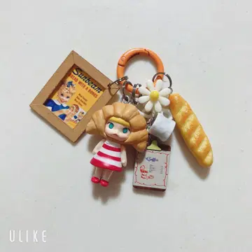 크루아상 주렁주렁 키링