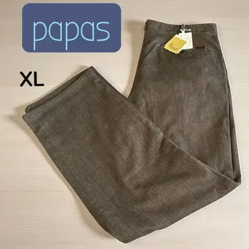 택 포함 미사용 papas 파파스 턱 포함 팬츠 54 XL 남성용 캐주얼