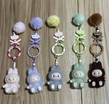 새상품 Labubu 라부부 키링 라부부 인기 스트랩 5세트