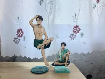 진격의 거인 극락탕 사우나 리바이 아크릴 스탠드