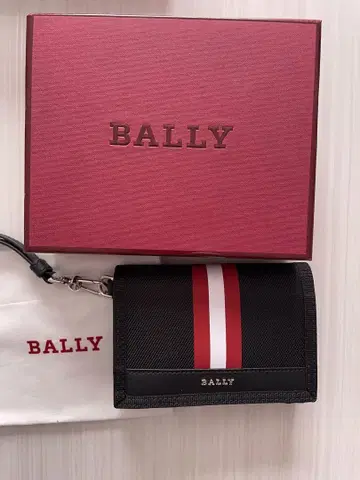 발리 BALLY 새상품 스트랩 3단 폴더형 지갑