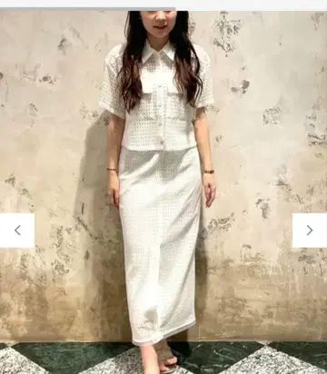 러셀 메쉬 셔츠 스커트 그레이스 콘티넨탈 셋업