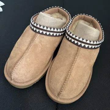 베이지 스웨이드 어그 부츠 23cm