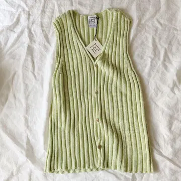 Baserange LOU LOU VEST 코튼 니트 베스트