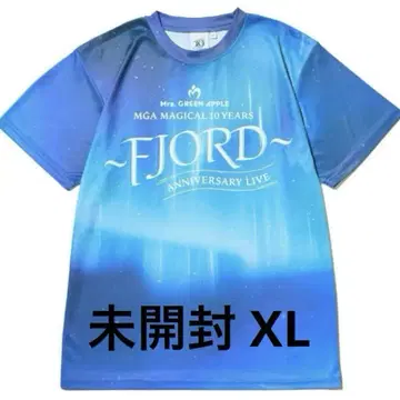 미개봉 미세스 급수 속건성 FJORD T셔츠 XL 피요르드 블루 히로파