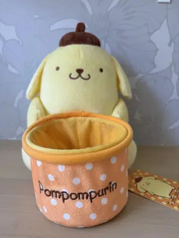 초레어 폼폼푸딩 봉제 인형 바스켓
