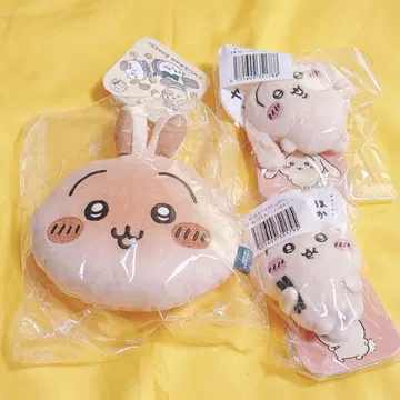 치이카와 토끼투성이 복권 E상 인형 배지 베이커리 얼굴 파우치