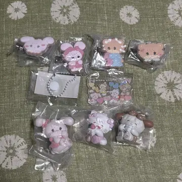 mikko characters 모구모구 파티 피규어 헤어 클립