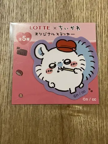 112 LOTTE 로테 치이카와 (먼작귀) 스티커 모몽가 Ghana 가나