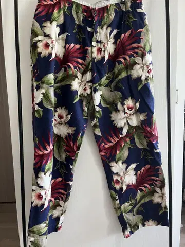 engineered garments 플로럴 패턴 팬츠