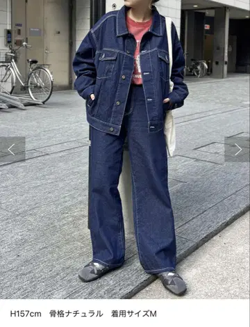 새상품급 미사용 데님 셋업 M 사이즈