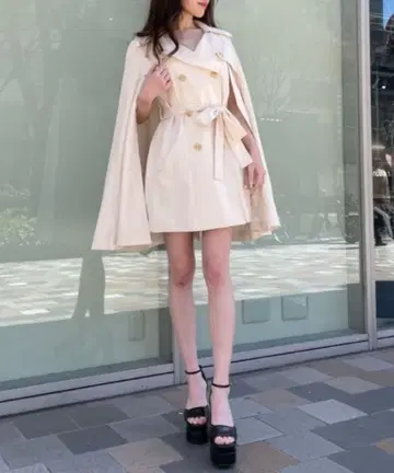ROYAL PARTY 로얄 파티 2way 케이프 트렌치 자켓
