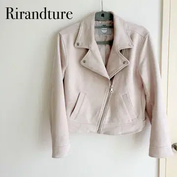 새상품급 Rirandture 라이더 자켓 베이지 S