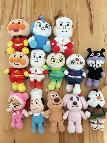 호빵맨 봉제 인형 세트