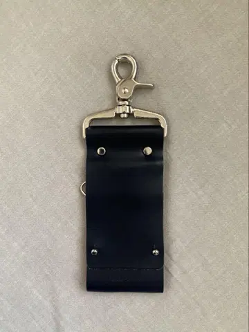 Hender Scheme 블랙 가죽 키케이스