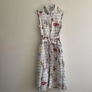 레어 Disney Cath Kidston 콜라보 원더랜드 앨리스 원피스
