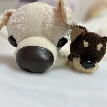 THE DOG 봉제 인형 대와 소 2마리 세트