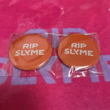 RIP SLYME 립슬라임 복권 캔뱃지