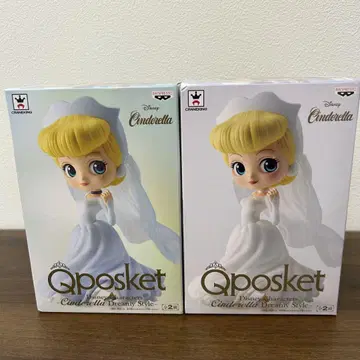 Qposket 피규어 신데렐라 드리미 스타일 A.B 2세트