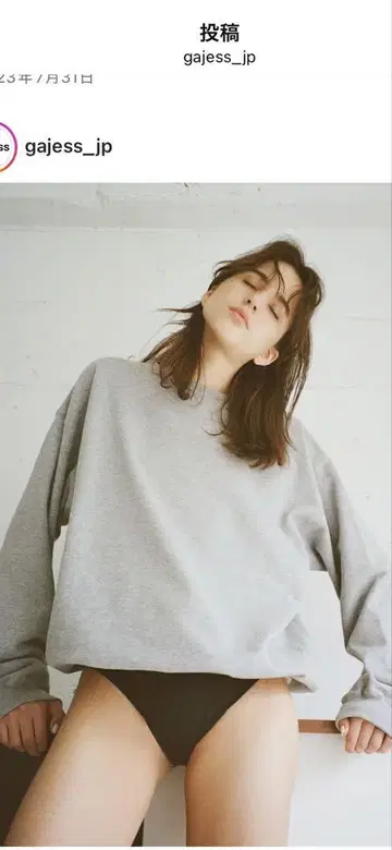 gajess BIG SWEATSHIRT