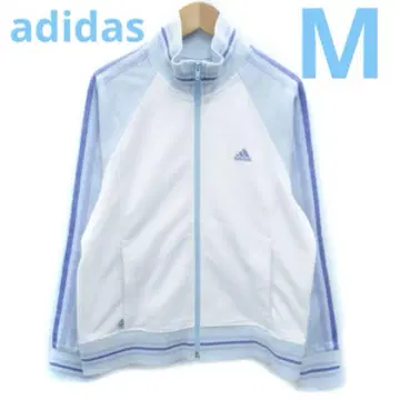 adidas 파스텔 컬러 로고 트랙 자켓 저리 자수 스카이블루 M