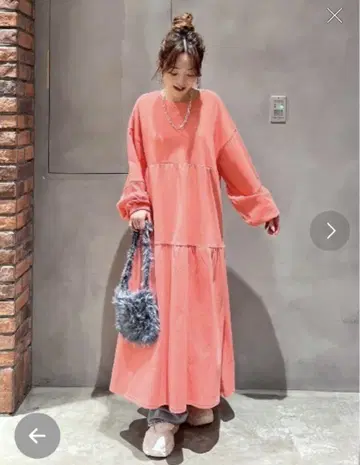 로데오 크라운 네임 패치 티어드 맥시 원피스