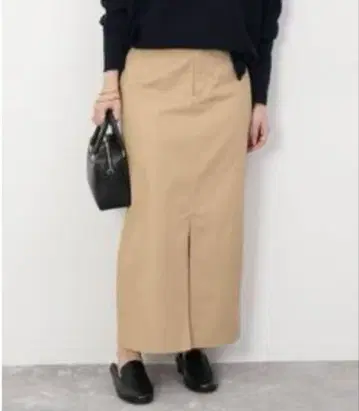 로우라이즈 치노 아이라인 스커트 38