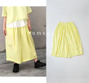 tumugu x Hemmingshop 컬러 팬츠 츠무구