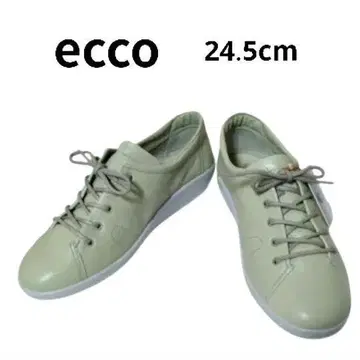 ecco 라이트 그린 스니커즈 24.5cm