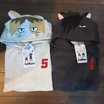 하이큐 풀오버 후드티 쿠로네코 켄마네코 아베일