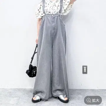 Forever21 하이웨스트 데님 살로펫