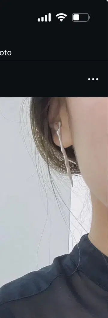 Pluie 스피어 플로트 귀걸이