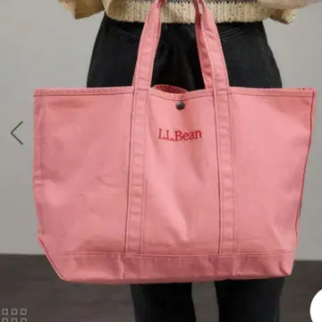 L.L.Bean for SALON 별주 그로서리 토트 로즈 핑크