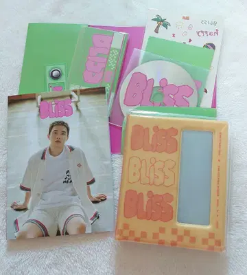 디오 BLISS 팝업 4cut 사진 바인더 CD 앨범