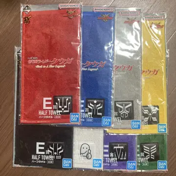 제일복권 가면라이더 쿠우카 E상 하프 타월 8종류 컴플리트