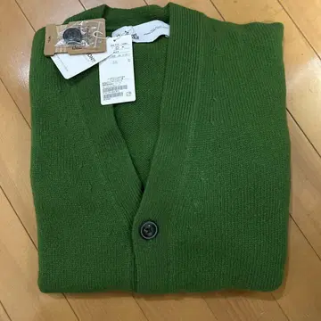 그린 라벨 릴랙싱 해밀턴 라무 울 V넥 가디건 L