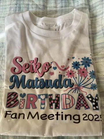 마츠다 세이코 Fan meeting T셔츠 S사이즈 2025 새상품