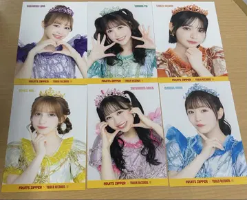 fruits zipper 9/7 대특전회 추첨회 엽서 6장 세트